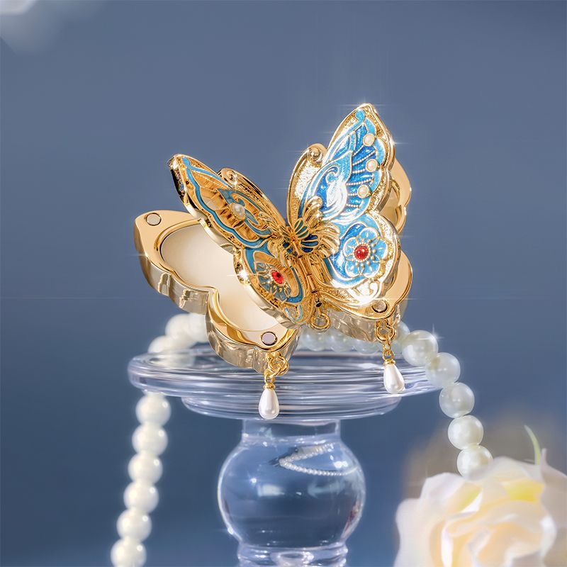 Perfume Fragrance Gift Set - Kelebek Katı Parfüm Kokulu Balsam Uzun