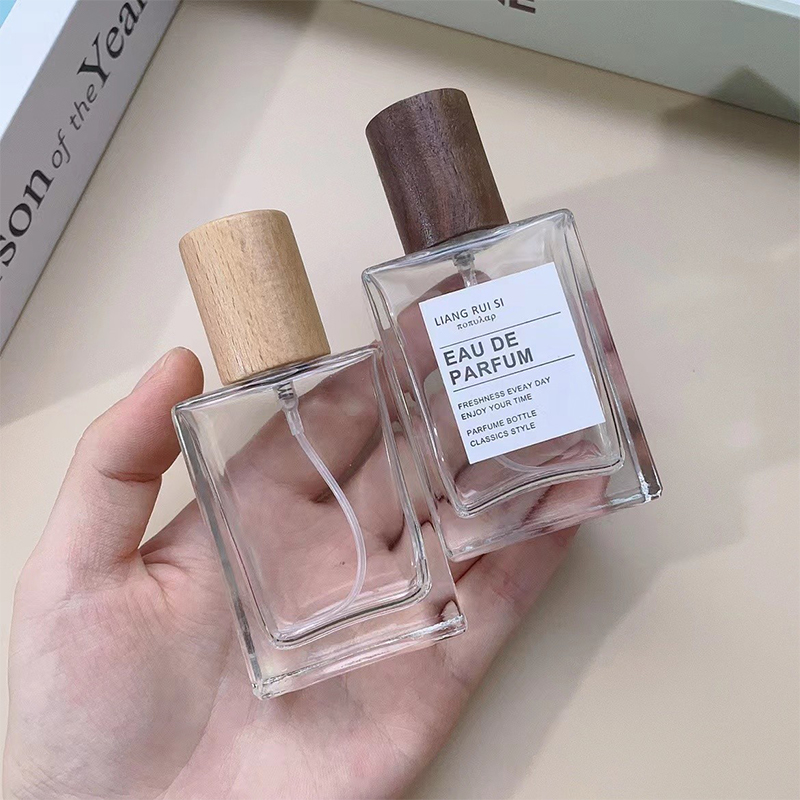 Perfume Fragrance Story - 15/30/50ml Kare Cam Parfüm Şişesi Şeffaf