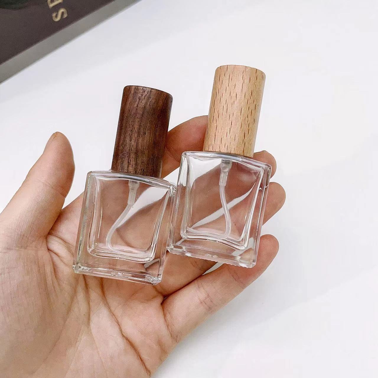 Ahşap kap boş parfüm Atomizer  - Perfume Quotes incelemesi ve fiyatı