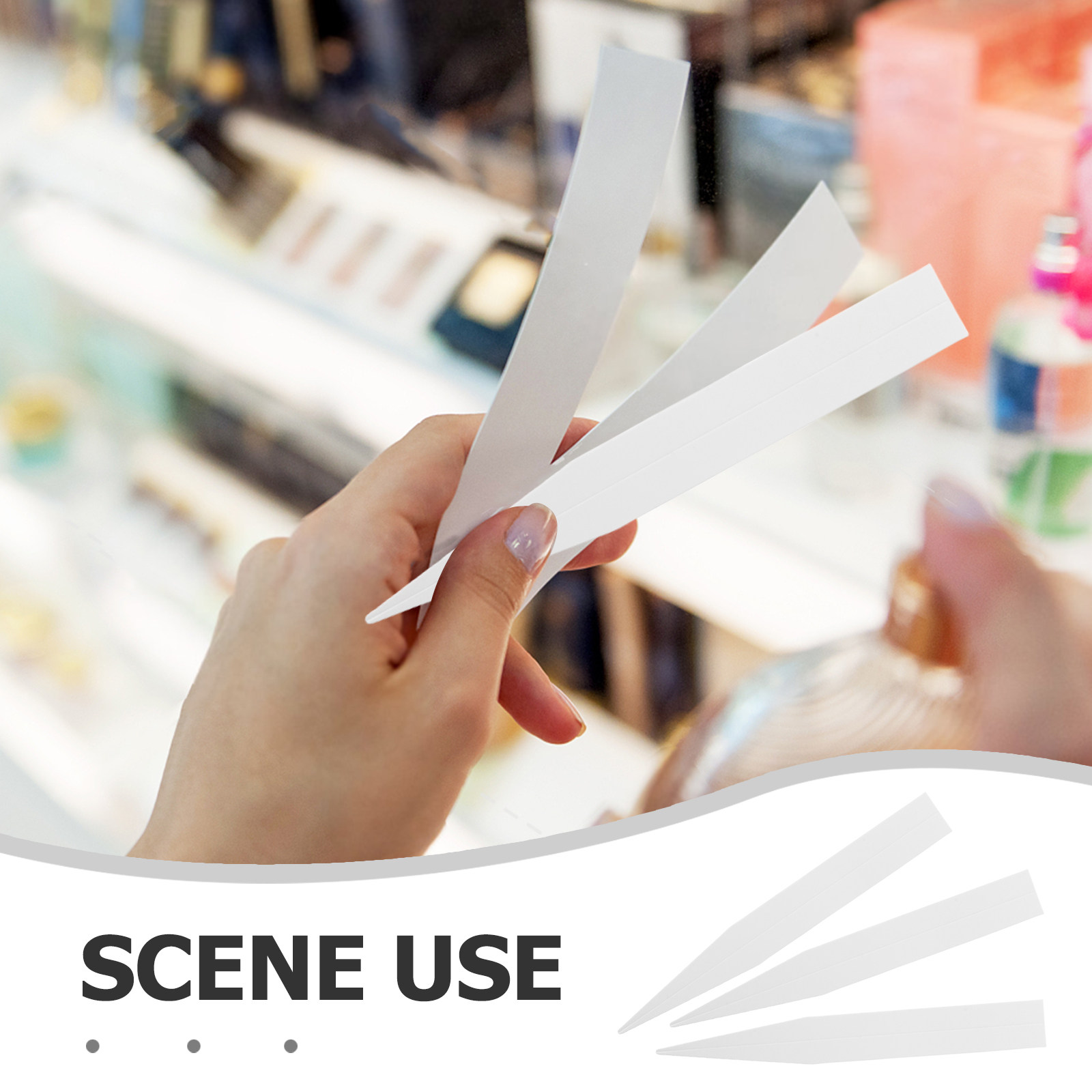 100 Adet Beyaz Parfüm Test Şer - Perfume Fragrance Tester incelemesi ve fiyatı
